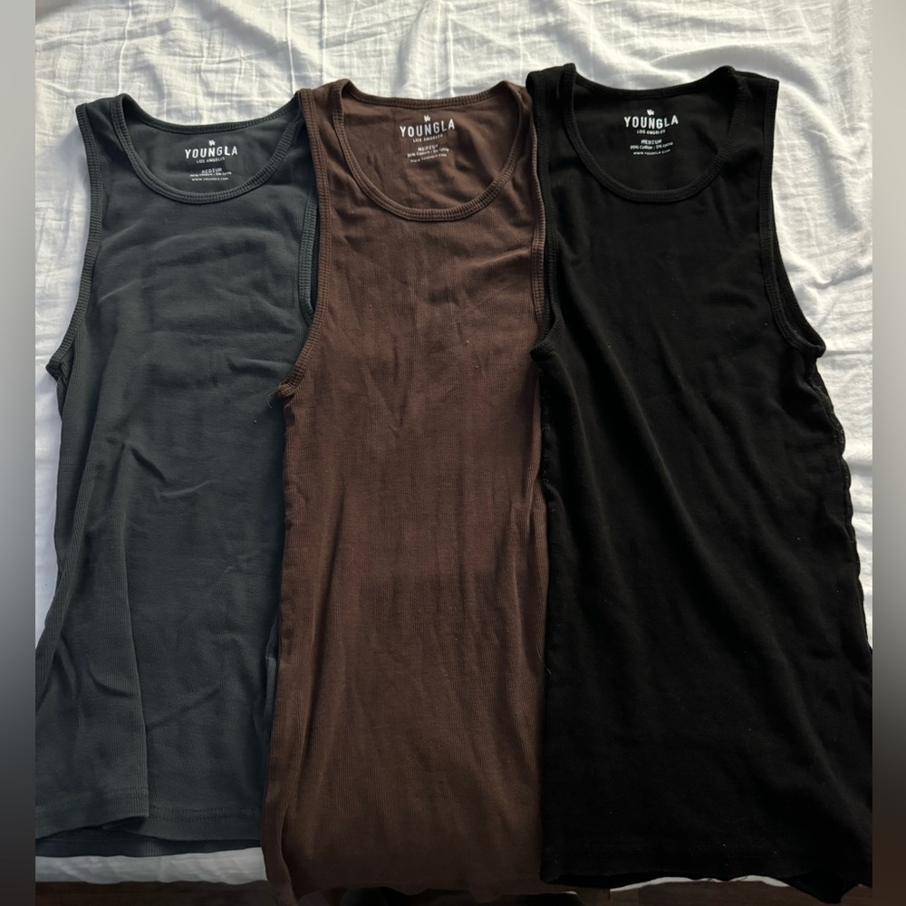 YoungLA 340 WIFE LOVERS - 3 PACK Blue, Brown, Black Medium